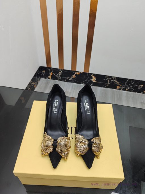 Loriblu Italian Luxury BrandBlue Luo Rui Jian Lan Weighing Bottom ShoesThe Deep Blue Outsole Is ccd92s2f - Image 2
