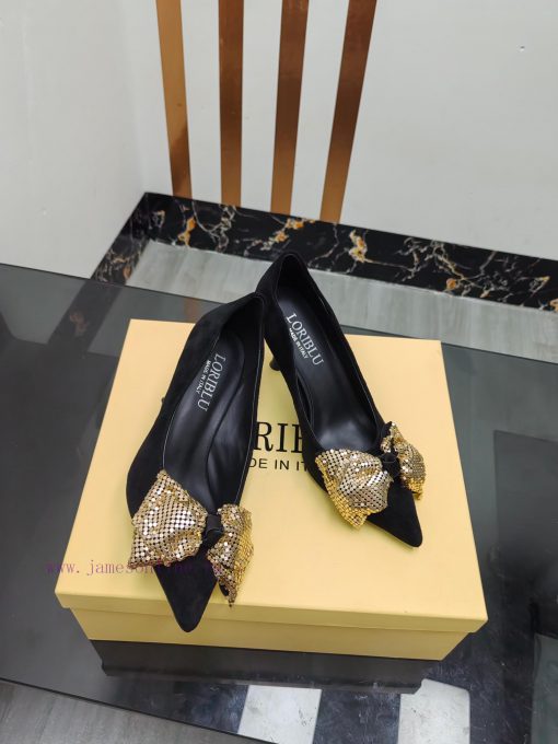 Loriblu Italian Luxury BrandBlue Luo Rui Jian Lan Weighing Bottom ShoesThe Deep Blue Outsole Is ccd92s2f - Image 9
