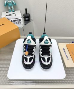 LV's New Skate Sneakers Have A Unique Style With A Genuine Leather Face And Lucky Clover. The C hg7tpi0p