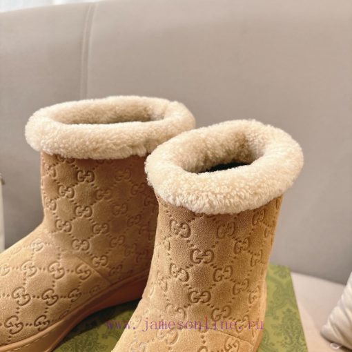 Popular P GG Gucci2024 New Women's And Ankle Boots Wool Boots. This Cruise 2024 Boot Is Both St h8qvkvvd - Image 9