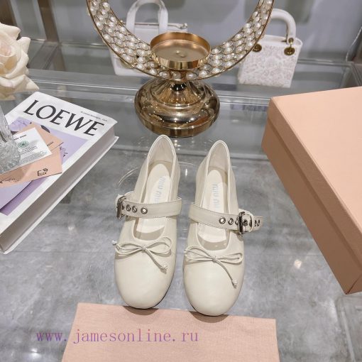 Miu Miu French Fairy Ballet Single ShoesThe Upper Fabric Has Been Completely Updated To Soft Sh 8ghhgaza