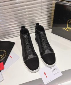 ╔ High Top Color Blocked Black Gray Style ╗️Top Level Customized 2024 𝐬𝐬Classic Yet Modern The kn4crc8y