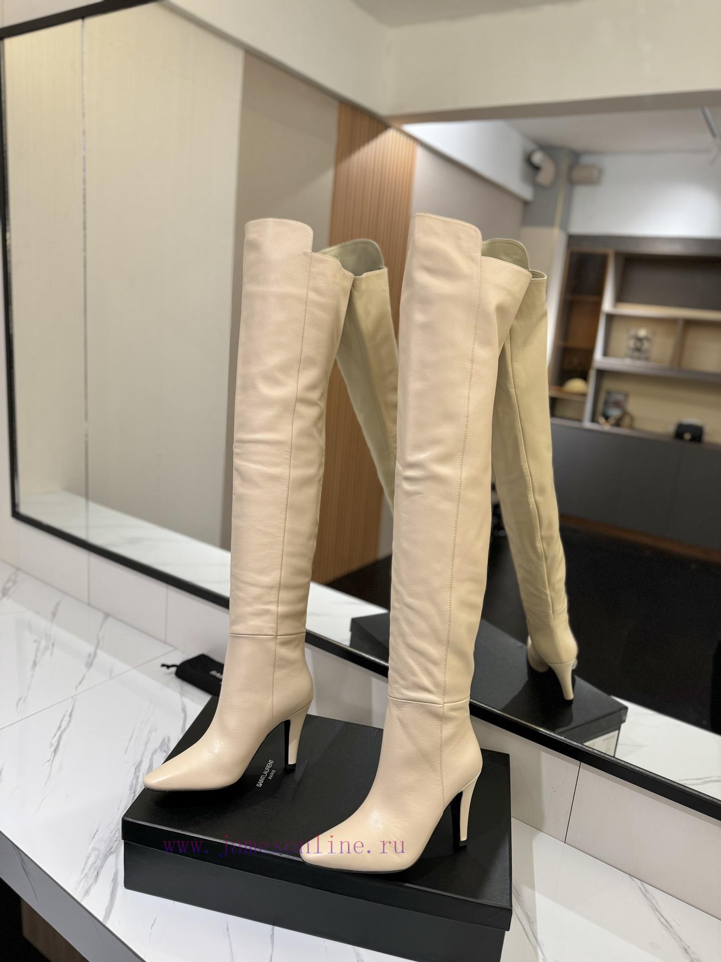 Saint Lauren YSL Saint Laurent26 Inch Custom-made BootsThe Latest Autumn And Winter Unbeatable 6krqfwy3 - Image 5