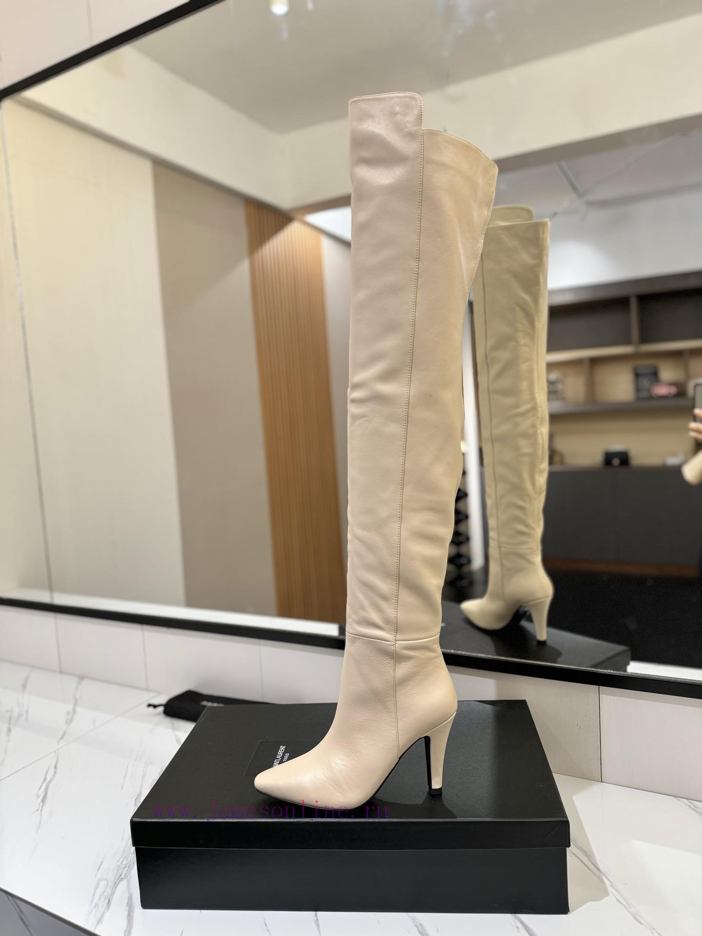 Saint Lauren YSL Saint Laurent26 Inch Custom-made BootsThe Latest Autumn And Winter Unbeatable 6krqfwy3 - Image 6