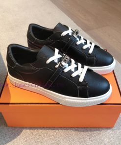 Men's 20 Official Website Limited Edition Couple's Hermes 24ss Autumn And Winter Board Shoes Wi f4ogzt18