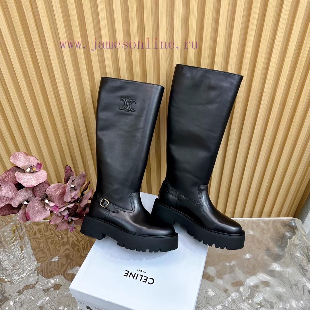 2024 Synchronized Autumn/Winter New Celine | Celine 24 Autumn/Winter New Product Thick Bottom K cbruvuk1 - Image 4