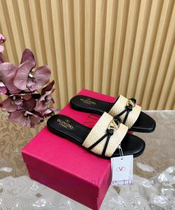 -- New Warren——————2024 Top Quality Valentino Woven Slippers With Exquisite Texture ️ Very Easy vhjw9p8c