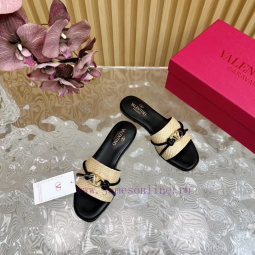 -- New Warren——————2024 Top Quality Valentino Woven Slippers With Exquisite Texture ️ Very Easy vhjw9p8c - Image 7