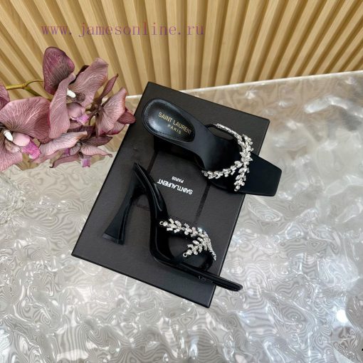 2024 New Saint Laurent YSL Diamond Decorative Square Head SandalsSexy And Stunning Collection L vq5wg1a9 - Image 3