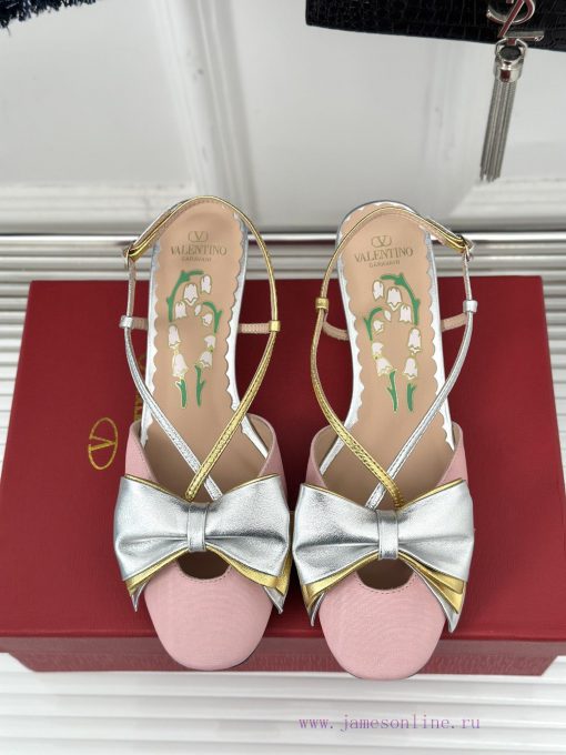 Valentino/Valentino 25ss Early SpringNew Butterfly Knot SandalsHighly Recognizable Personal Sty 3w9apq1v - Image 5