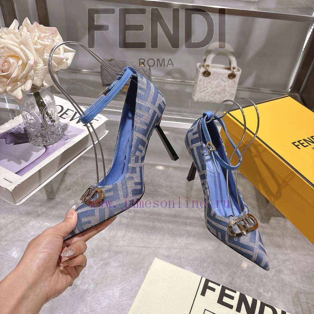 𝐅𝐄𝐍𝐃𝐈 | Fendi 2025 Runway New Single Shoes━━━━━ FENDI━━━━━Fendi's Latest Popular Metal Strap Si aqvn3gjj - Image 4