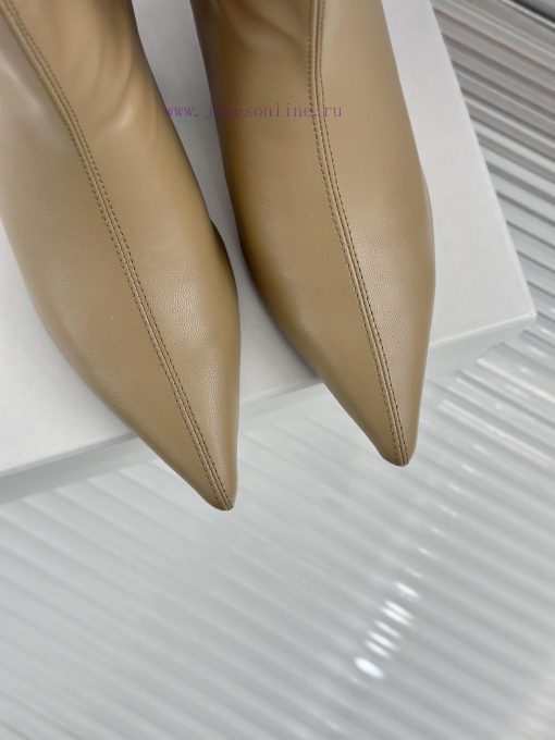 Toteme Designer Niche Brand Classic Autumn And Winter Kitten With Pointed Toe BootsA Niche Bran k4plh17c - Image 8