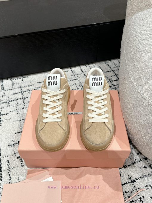 Top TierMIUMIU | Miu Miu 24/New American Retro Style Casual ShoesA Must-have For Hot And Dirty 7sof4i61