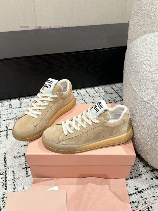 Top TierMIUMIU | Miu Miu 24/New American Retro Style Casual ShoesA Must-have For Hot And Dirty 7sof4i61 - Image 4