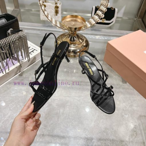 MiuMiuMiu Miu/25ss Spring/Summer Fashion Show New Cat And High Heel SandalsThe Runway Style App n7irym85 - Image 5