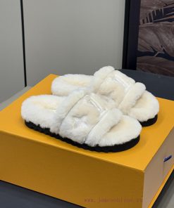 Top Qualitylv Fw24 New Arrival～LV 24 Autumn/winter New Fur SlippersCute And Exquisite Comfortab 5827x4pr