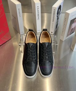 ╔ Low Cut Black Lychee Patterned Glossy Version ╗️Top Level Customized Version𝑪𝒉𝒓𝒊𝒔𝒕𝒊𝒂𝒏 𝑳𝒐𝒖𝒃𝒐𝒖𝒕 3ij7xs0g