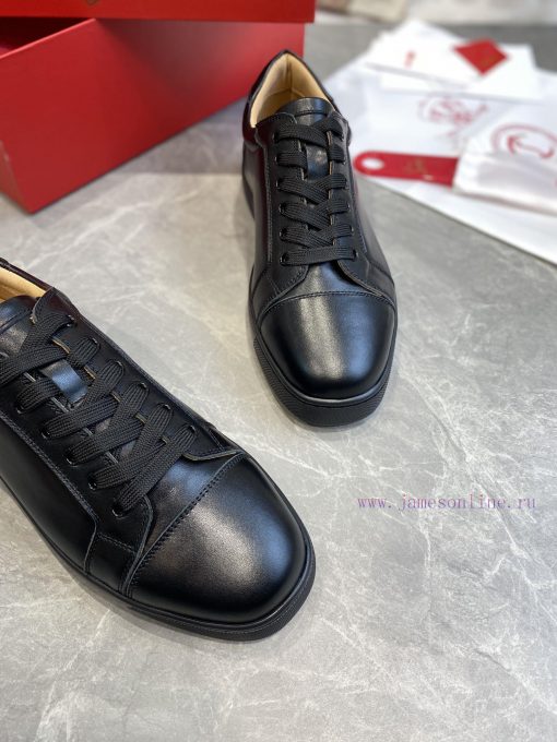 ╔ Low Cut Black Cowhide Glossy Version ╗️Top Level Customized Version𝑪𝒉𝒓𝒊𝒔𝒕𝒊𝒂𝒏 𝑳𝒐𝒖𝒃𝒐𝒖𝒕𝒊𝒏Whether j27gxoh4 - Image 7