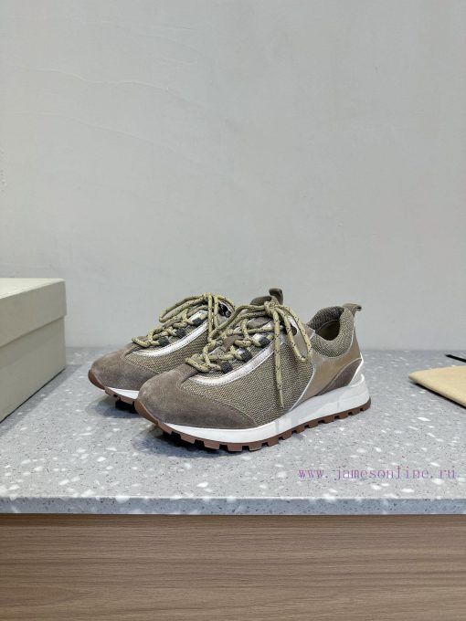 Brunello Cucinelli Autumn And Winter New Couple Style Lace Up Series Casual ShoesBC Is A Well-k i5uftl1g - Image 4