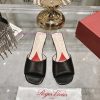 RV Open Toed Metal Square Buckle High-heeled Slippers With Cooldown New RV25 Early Summer New C 5gm38tto