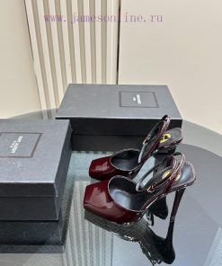 Saint Laurent 25/Spring/Summer HeatThe Brand New Square Toe Single Shoes Are Simple Yet Have A r8x3bqhb