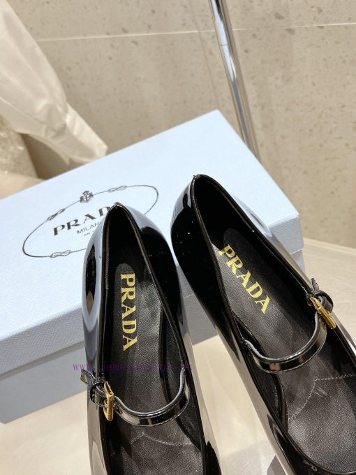 Prada 25ss Early Spring New Stunning Square Toe Flat Mary Jane Single ShoeThe Long-awaited Beau ct24rdkf - Image 8