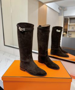 Hermes High-end Spicy Girl Kelly Jumping Knight Boots Are Top-notch Cow Products With Exquisite g09n3uwt