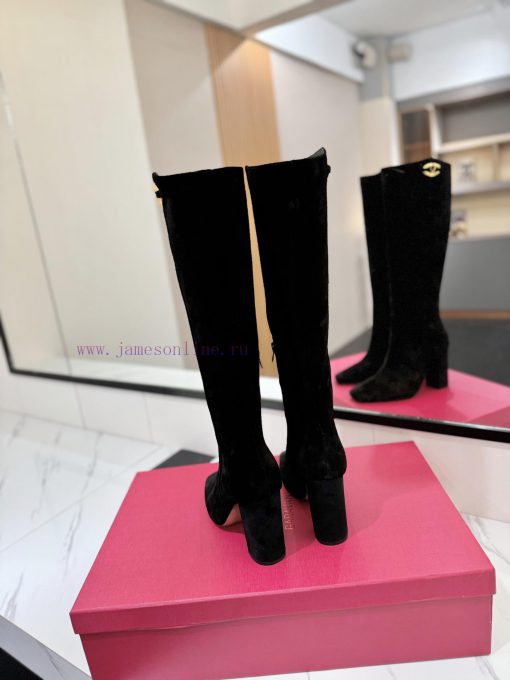 𝑉𝐴𝐿𝐸𝑁𝑇𝐼𝑁𝑂 Valentino New Layout VLOGO SIGNATURE Accessories - High Boots With Internal Side Zipp fd8aaeq5 - Image 9