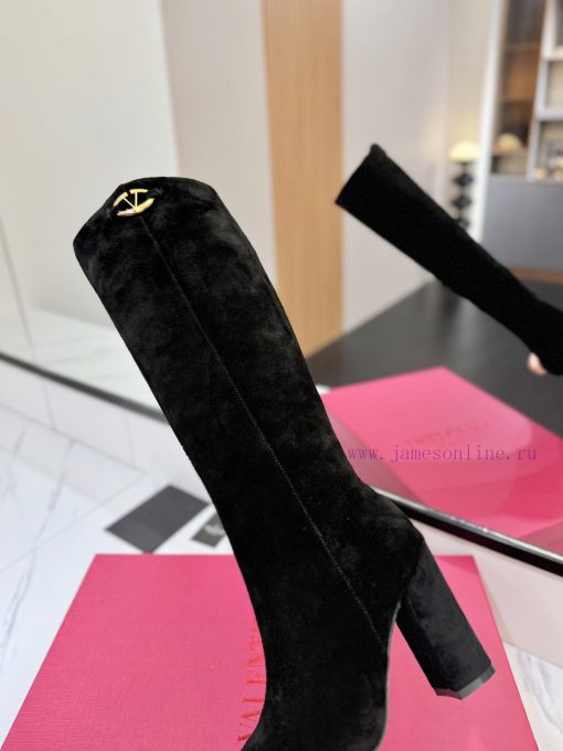 𝑉𝐴𝐿𝐸𝑁𝑇𝐼𝑁𝑂 Valentino New Layout VLOGO SIGNATURE Accessories - High Boots With Internal Side Zipp fd8aaeq5 - Image 10