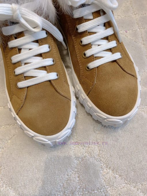 Miu's New Wool Warm Lace Up High Top Casual Shoes Are Super Thick Warm Classic And VersatileSho o9f3eojc - Image 6