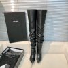 Saint Lauren YSL Saint LaurentCustomized Version Of The Great Overlord BootsThe Latest Autumn A czblk23l