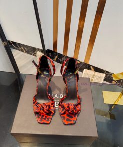 Bal * Bin 2025 New Square Toe High-heeled Sandals Made Of Imported Silk With Unbeatable Beauty cd7kw3co