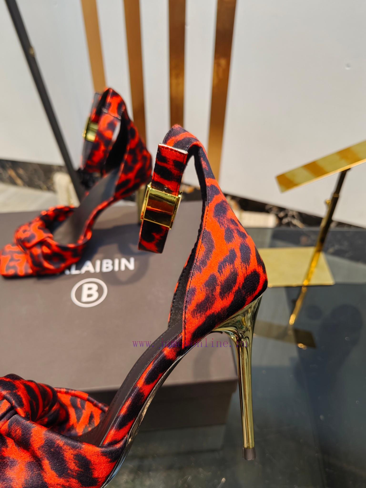 Bal * Bin 2025 New Square Toe High-heeled Sandals Made Of Imported Silk With Unbeatable Beauty cd7kw3co - Image 6