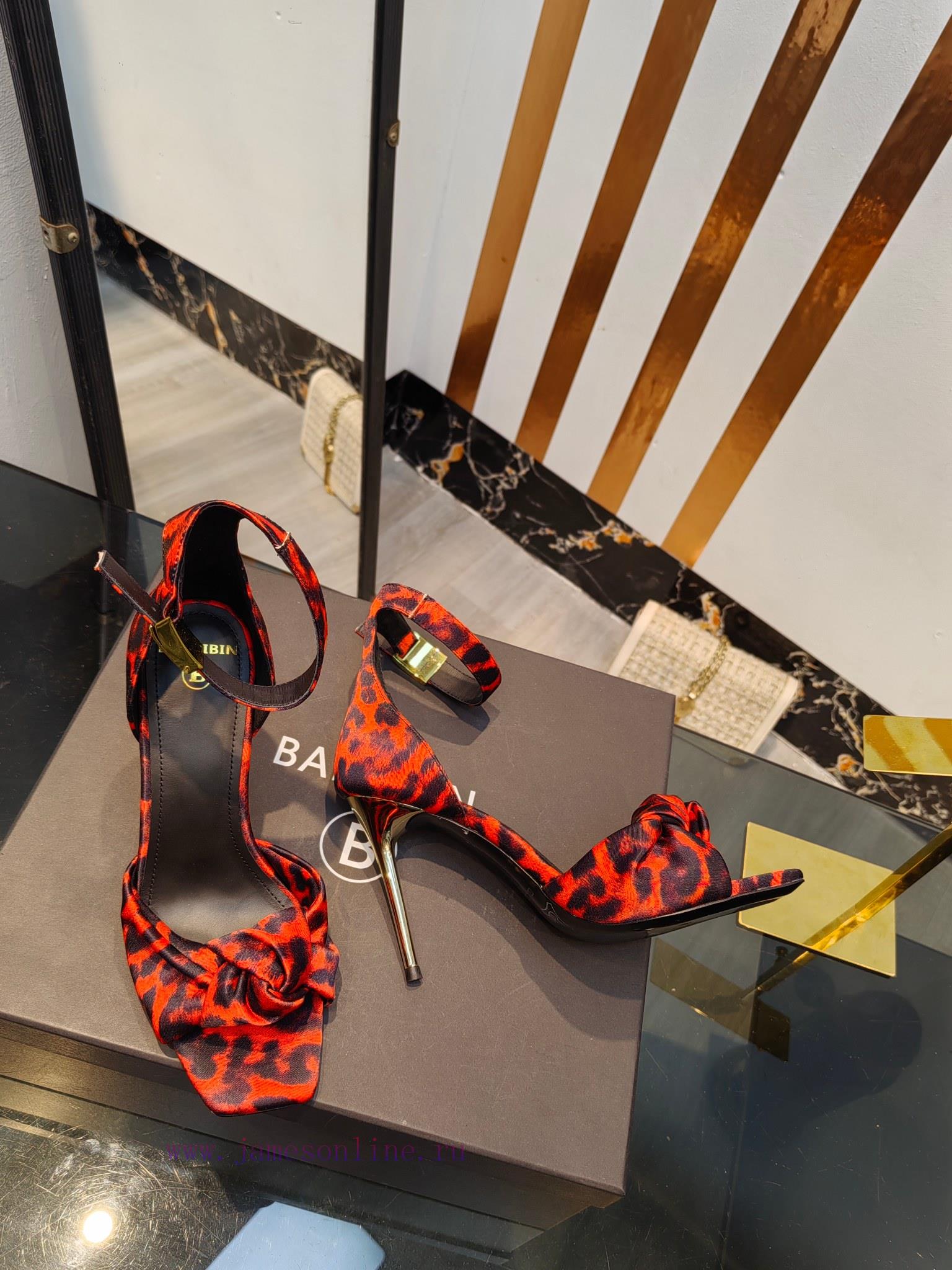 Bal * Bin 2025 New Square Toe High-heeled Sandals Made Of Imported Silk With Unbeatable Beauty cd7kw3co - Image 8