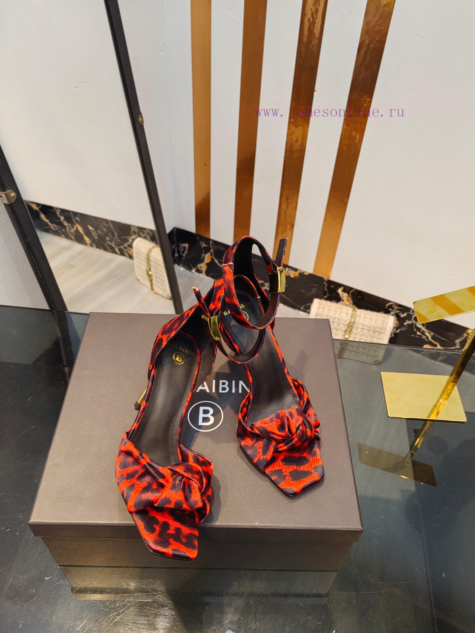 Bal * Bin 2025 New Square Toe High-heeled Sandals Made Of Imported Silk With Unbeatable Beauty cd7kw3co - Image 9