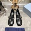 Prada 25ss Early Spring New Classic Square Heel Mary Jane Single ShoeA Retro And Dark Style Mar msh9rjgx