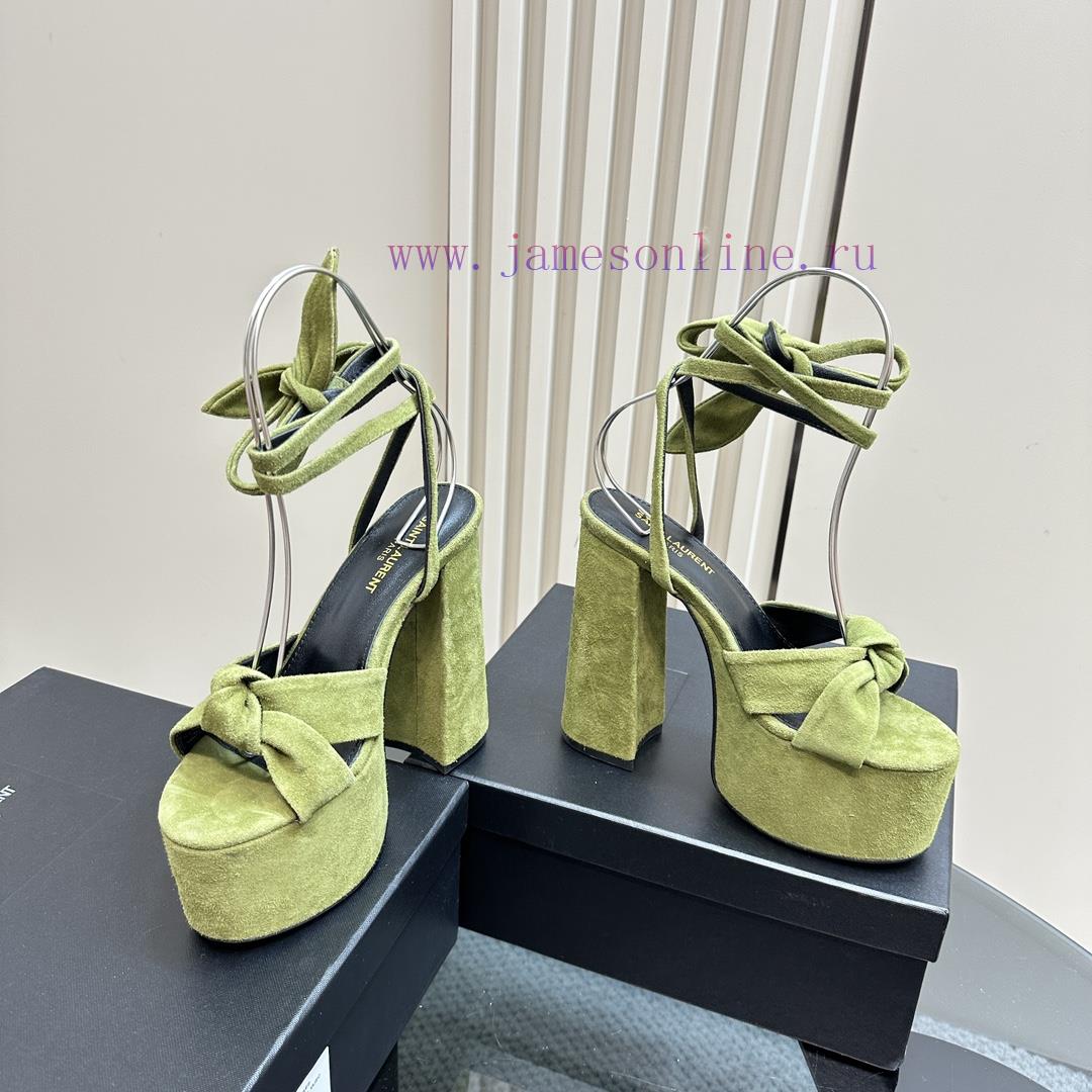 Saint Laurent YSL's Flagship Waterproof Platform Hate High Strap Sandals Are High-end Customize nemya8bk - Image 6