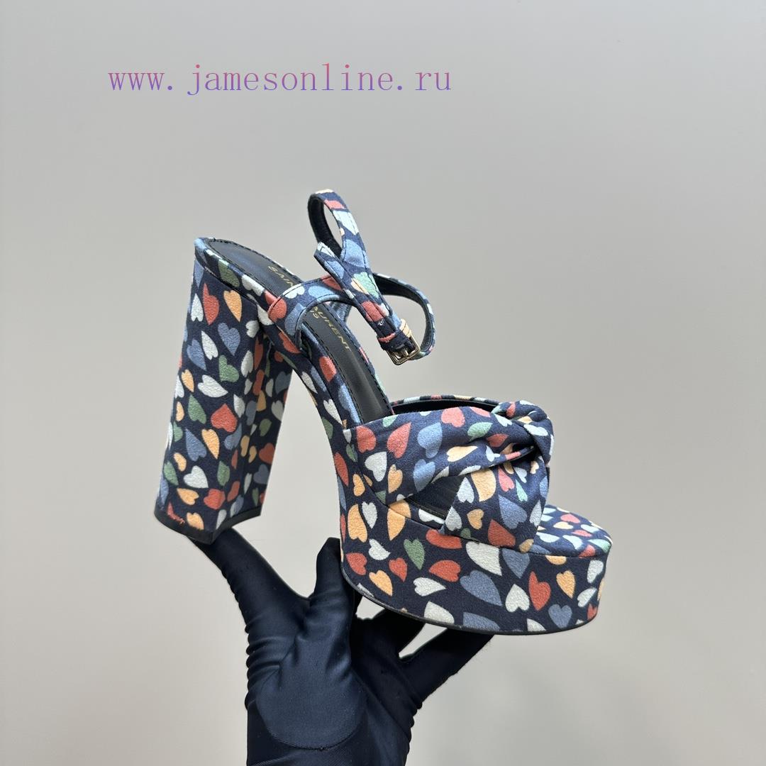 Saint Laurent YSL's Flagship Waterproof Platform Hate Too High Bow Sandals Are High-end Customi 4mifw2ot - Image 8