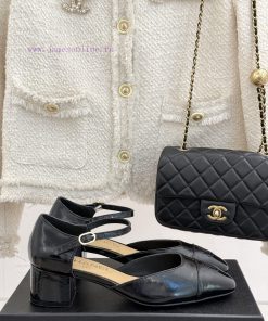 Chanel | Chanel 25C New ProductColor Blocked Dual C Thick Heel SandalsThe Shoe Upper Is Made Of cjyzfc2w