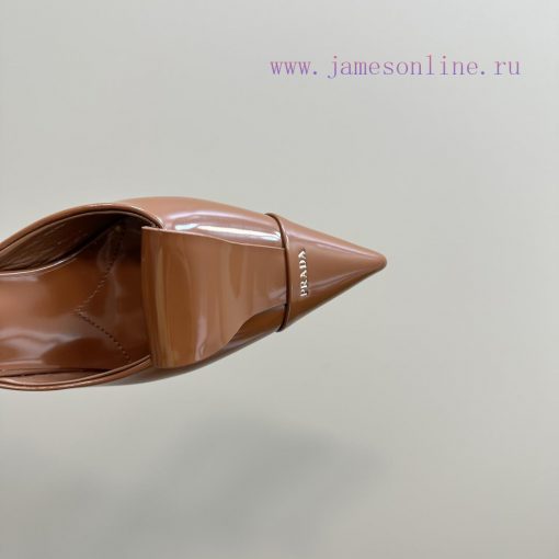 PRADA/PRADA Classic Spring/SummerTriangle Logo Sandals Single Shoe SeriesThe Simple Design Is P y4ajkcaa - Image 9