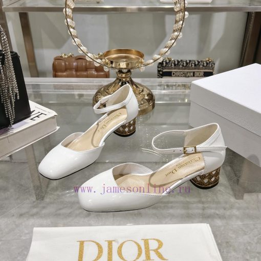 Dior 2025 Early Spring New Rhodes Series Irregular Heel Empty Women's Sandals Star With The Sam u3duuvzh - Image 2