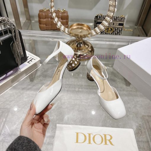 Dior 2025 Early Spring New Rhodes Series Irregular Heel Empty Women's Sandals Star With The Sam u3duuvzh - Image 3