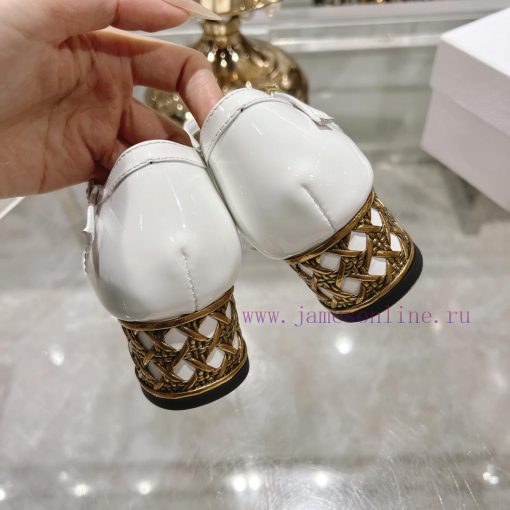 Dior 2025 Early Spring New Rhodes Series Irregular Heel Empty Women's Sandals Star With The Sam u3duuvzh - Image 7