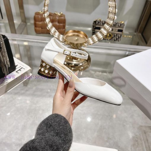 Dior 2025 Early Spring New Rhodes Series Irregular Heel Empty Women's Sandals Star With The Sam u3duuvzh - Image 9