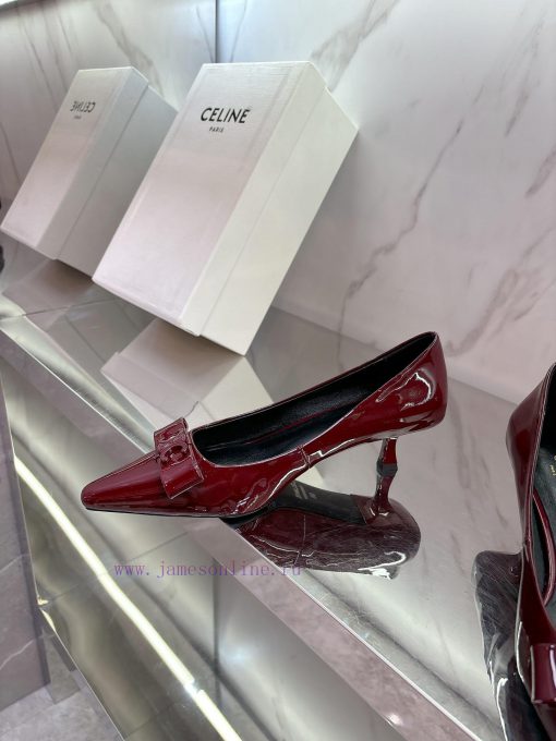 Celine 2025 Early Spring New Exquisite Pointed Cat Heel Shoes With A Queen's Style With A High- 5wi9xuow - Image 5