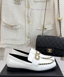 Chanel | Chanel 25C Early Spring New ProductDouble C-chain Buckle LoafersFull Of Retro Style An ot885vjm