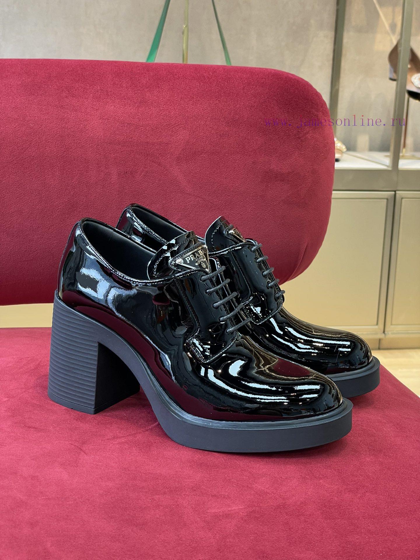 𝐏𝐑𝐀𝐃𝐀 Top Tier Heavyweight Launches The Latest Thick Soled Loafers Series Which Has Flooded Var 56c16izf