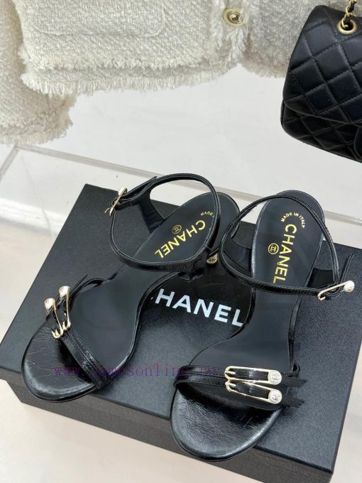 Chanel | Chanel 25C Early Spring New Product Double C-Button High Heel SandalsChanel's Collecti hmtkhf19 - Image 3