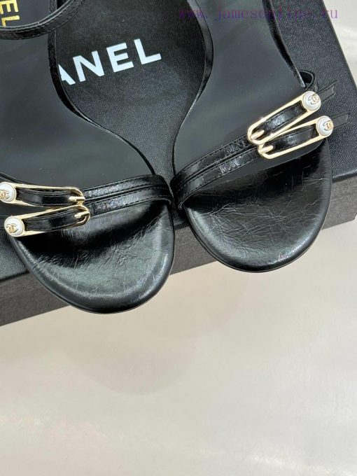 Chanel | Chanel 25C Early Spring New Product Double C-Button High Heel SandalsChanel's Collecti hmtkhf19 - Image 8