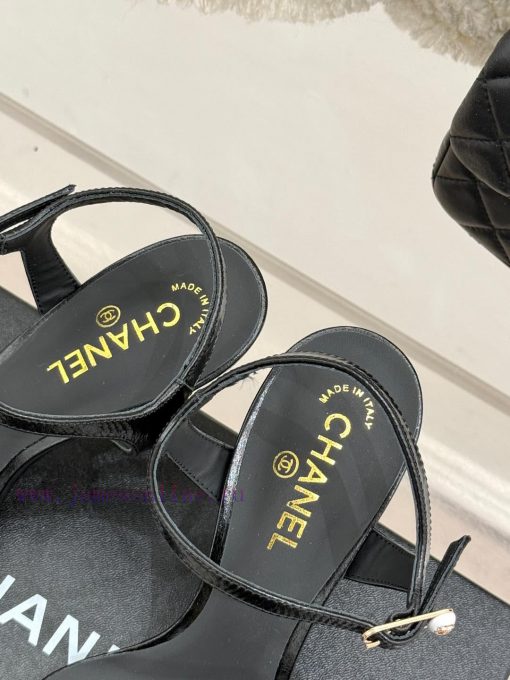 Chanel | Chanel 25C Early Spring New Product Double C-Button High Heel SandalsChanel's Collecti hmtkhf19 - Image 9